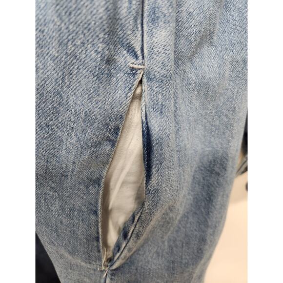 Aligne Gabriella Women's Long Sleeve Midi Denim Dress, Sz UK18 US14, Light Wash - Picture 10 of 15